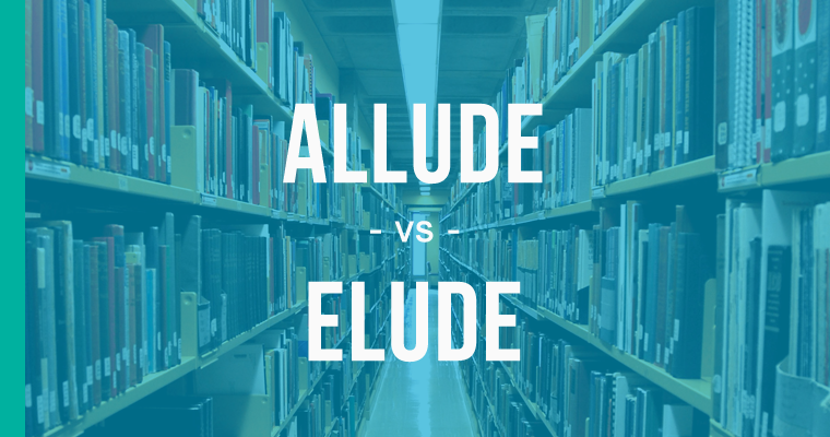 allude versus elude