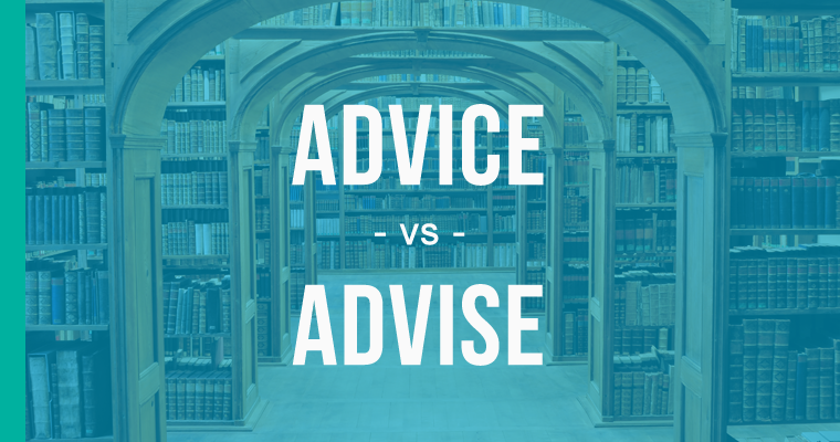 advice versus advise