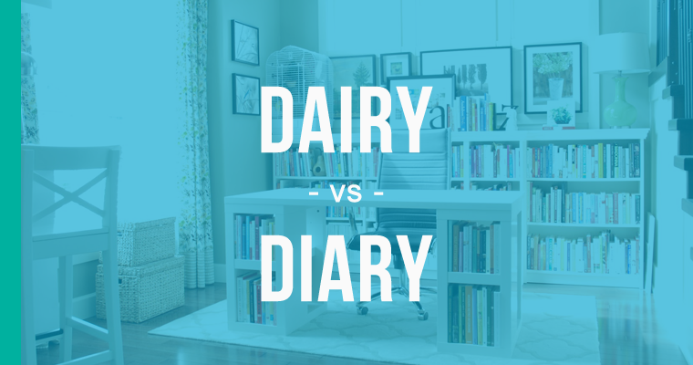 dairy versus diary