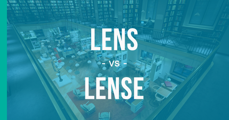 lense versus lens