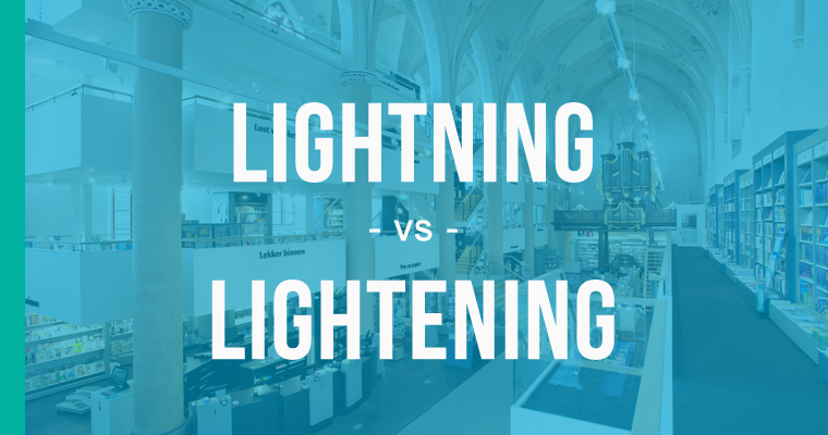 lightning or lightening