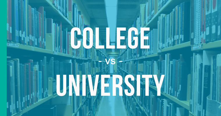 college versus university